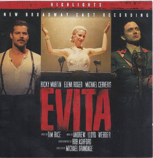 WEBBER, ANDREW LLOYD  - EVITA-HIGHLIGHTS