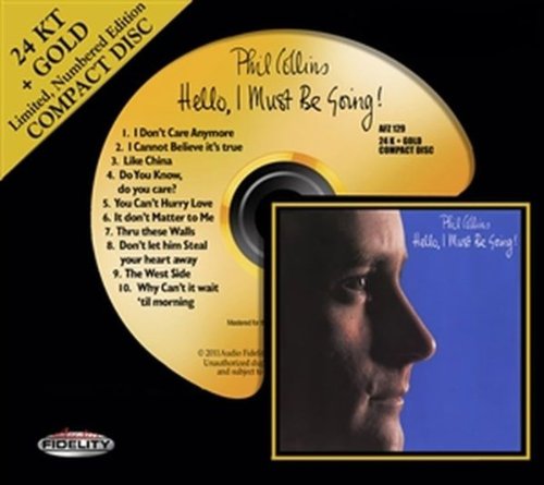 COLLINS, PHIL - HELLO, I MUST BE GOING (24KARAT GOLD-NUMBERED)