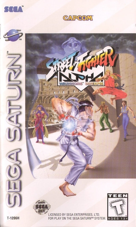 STREET FIGHTER ALPHA: WARRIORS' DREAMS  - SATURN