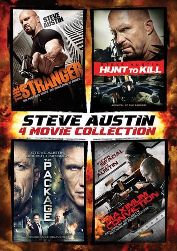 STRANGER/HUNT TO KILL/PACKAGE/MAXIMUM CO - DVD-STEVE AUSTIN 4-MOVIE COLLECTION