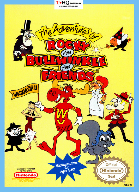 ADVENTURES OF ROCKY & BULLWINKLE & FRIEN  - NES