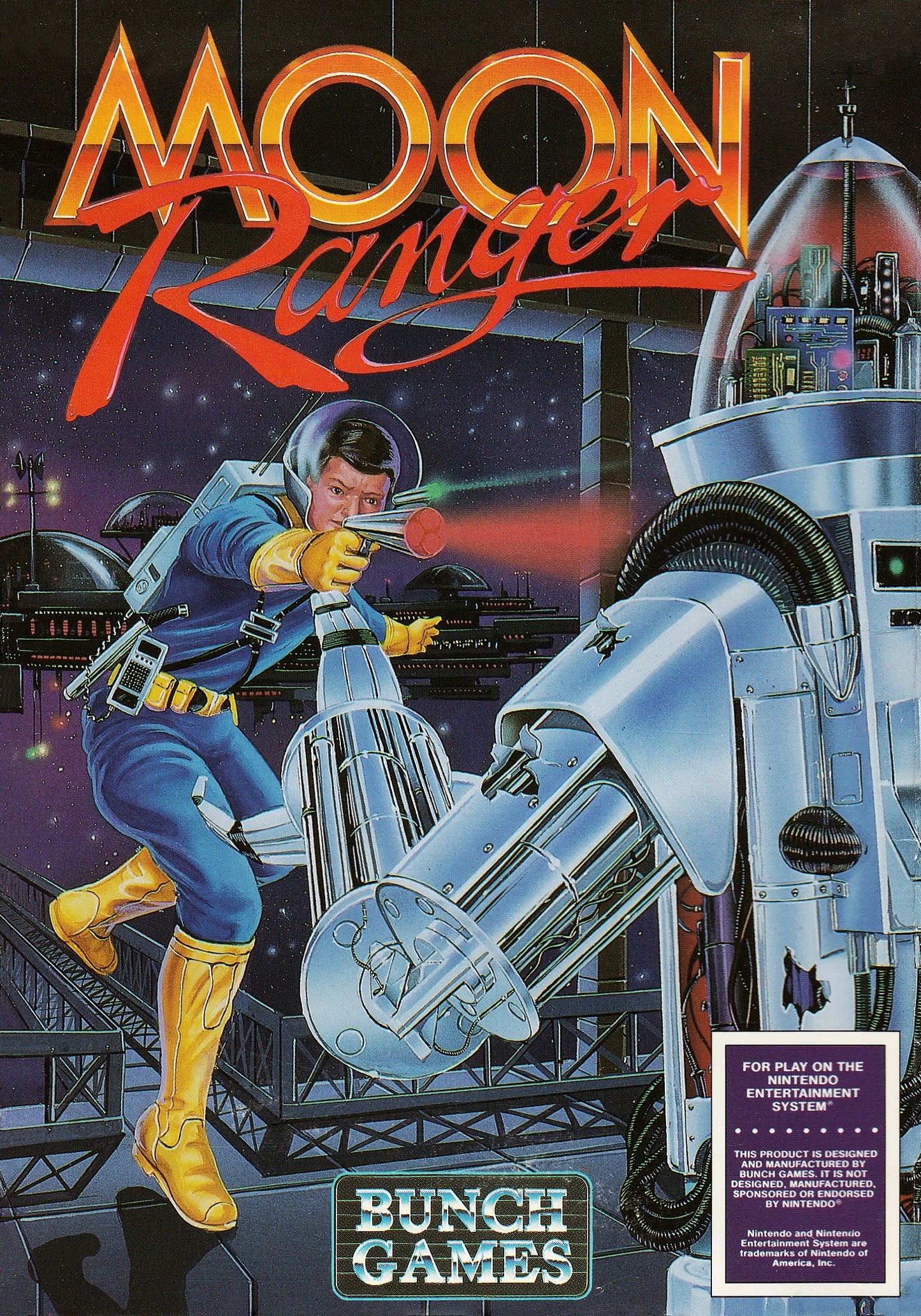 MOON RANGER  - NES (W/BOX & MANUAL)