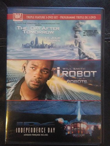 DAY AFTER TOMORROW/I, ROBOT/INDEPENDANCE - DVD-TRIPLE FEATURE