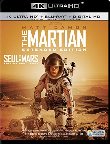 THE MARTIAN EXTENDED EDITION (BILINGUAL) [4K UHD BLU-RAY + DIGITAL COPY]