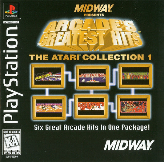 ARCADE'S GREATEST HITS : THE ATARI COLLECTION 1 - PLAYSTATION