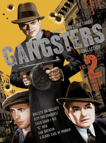 WARNER GANGSTERS COLLECTION, VOL. 2 (BULLETS OR BALLOTS / CITY FOR CONQUEST / EACH DAWN I DIE / G MEN / SAN QUENTIN / A SLIGHT CASE OF MURDER)