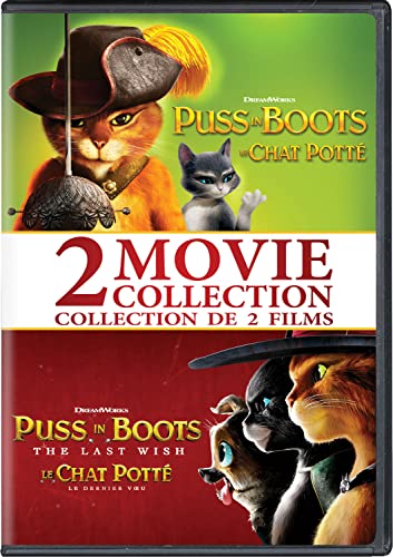 PUSS IN BOOTS (ANIMATED)  - DVD-2-MOVIE COLLECTION