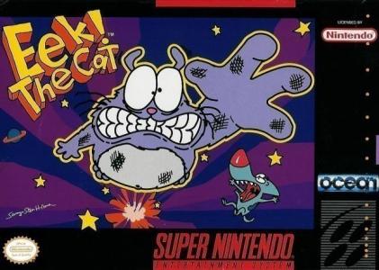 EEK THE CAT  - SNES (W/BOX & MANUAL)