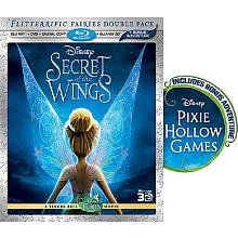 TINKER BELL: SECRET OF THE WINGS 4 DISC BLU-RAY, 3D, DVD, AND DIGITAL COPY