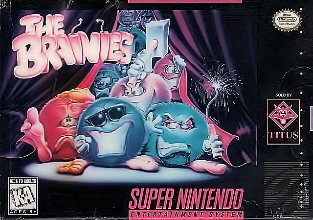 BRAINIES  - SNES (W/BOX)