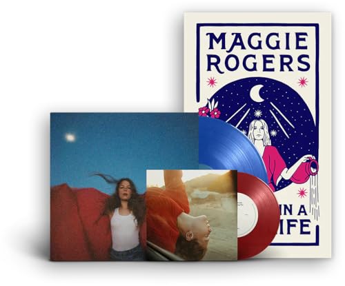 MAGGIE ROGERS - HEARD IT IN A PAST LIFE: 5TH ANNIVERSARY - DELUXE EDITION ON BLUE COLORED VINYL WITH BONUS RED COLORED 7-INCH VINYL & POSTER