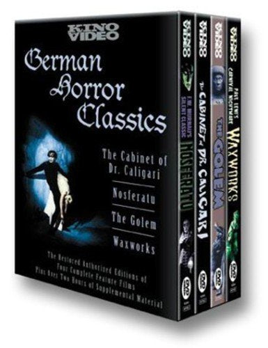 GERMAN HORROR CLASSICS (NOSFERATU (1922) / THE CABINET OF DR. CALIGARI / WAXWORKS / THE GOLEM)