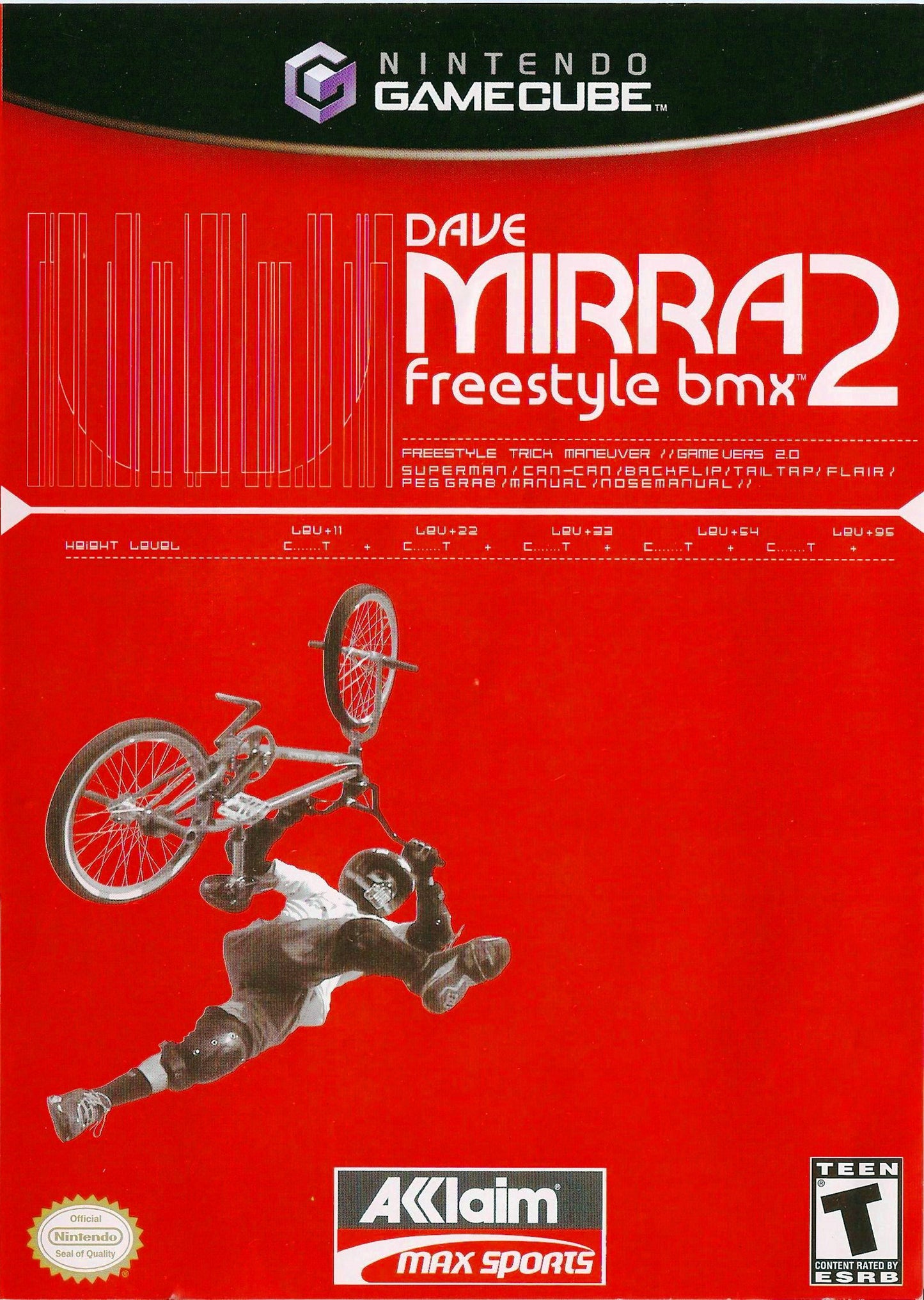 DAVE MIRRA FREESTYLE BMX 2  - GCB