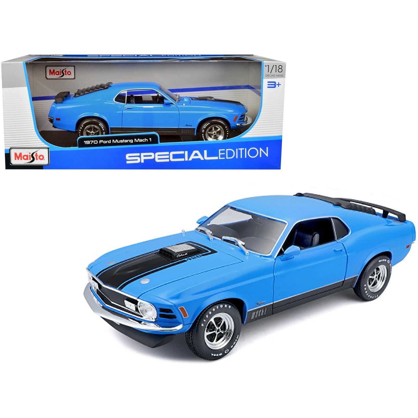 1970 FORD MUSTANG MACH 1 - MAISTO-1:18-SPECIAL EDITION