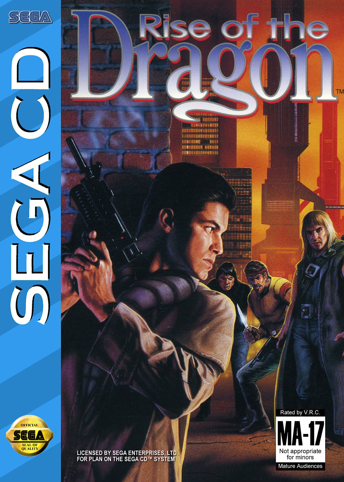 RISE OF THE DRAGON  - SEGACD