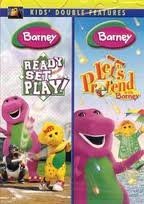 BARNEY READY SET PLAY/LET'S PRETEND (DOUBLE FEATURES