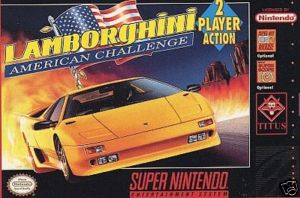 LAMBORGHINI AMERICAN CHALLENGE  - SNES (W/BOX)