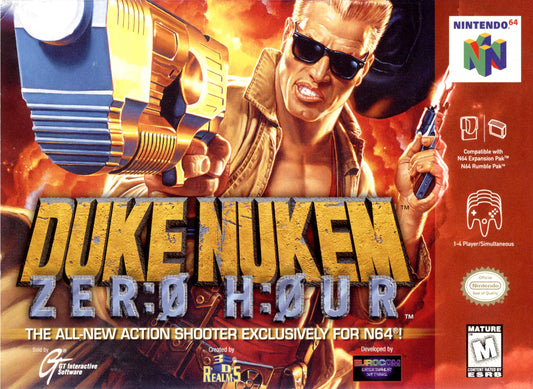 DUKE NUKEM ZERO HOUR  - N64 (W/BOX & MANUAL)