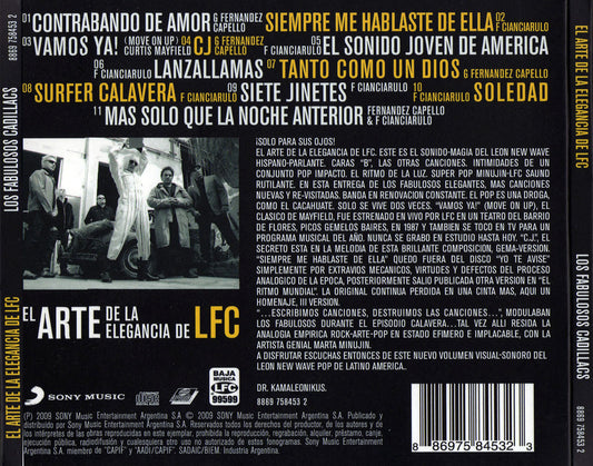 LOS FABULOSOS CADILLACS  - EL ARTE DE LA ELEGANCIA DE