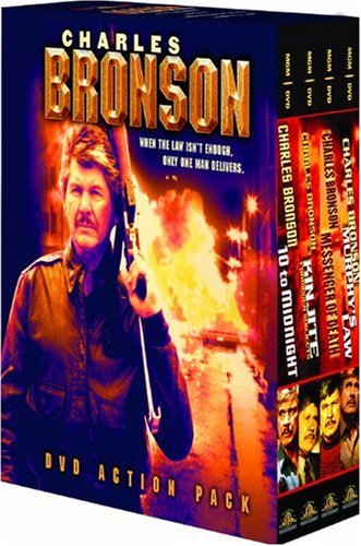 CHARLES BRONSON DVD ACTION PACK (KINJITE / MESSENGER OF DEATH / MURPHY'S LAW / 10 TO MIDNIGHT)