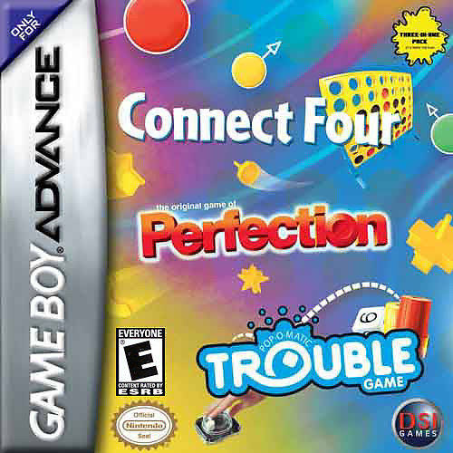 CONNECT FOUR/TROUBLE/PERFECTION  - GBA