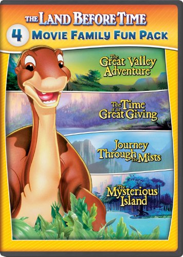 LAND BEFORE TIME - DVD-4 MOVIE FAMILY FUN PACK