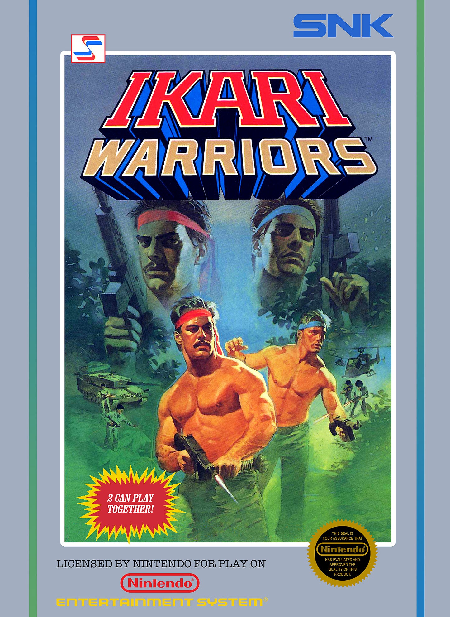 IKARI WARRIORS  - NES (W/BOX)