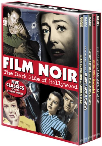 FILM NOIR - THE DARK SIDE OF HOLLYWOOD (SUDDEN FEAR / THE LONG NIGHT / HANGMEN ALSO DIE / RAILROADED / BEHIND LOCKED DOORS)