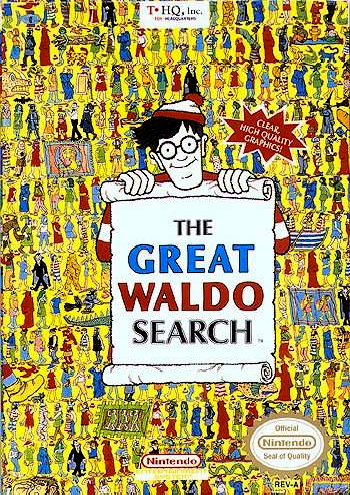 GREAT WALDO SEARCH  - SNES (W/BOX & MANUAL)