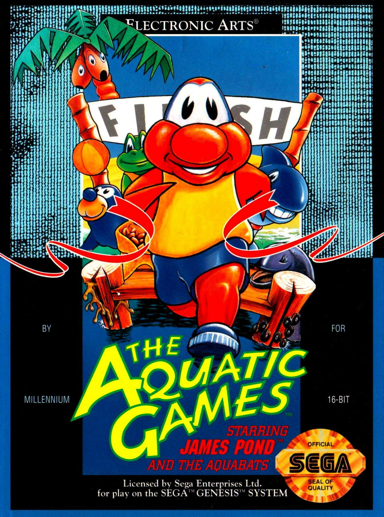 AQUATIC GAMES STARRING JAMES POND  - GENESIS