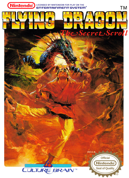 FLYING DRAGON: THE SECRET SCROLL  - NES