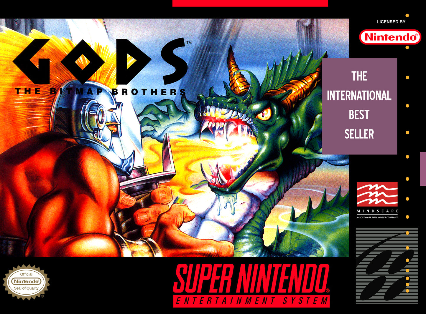 GODS  - SNES (W/BOX)