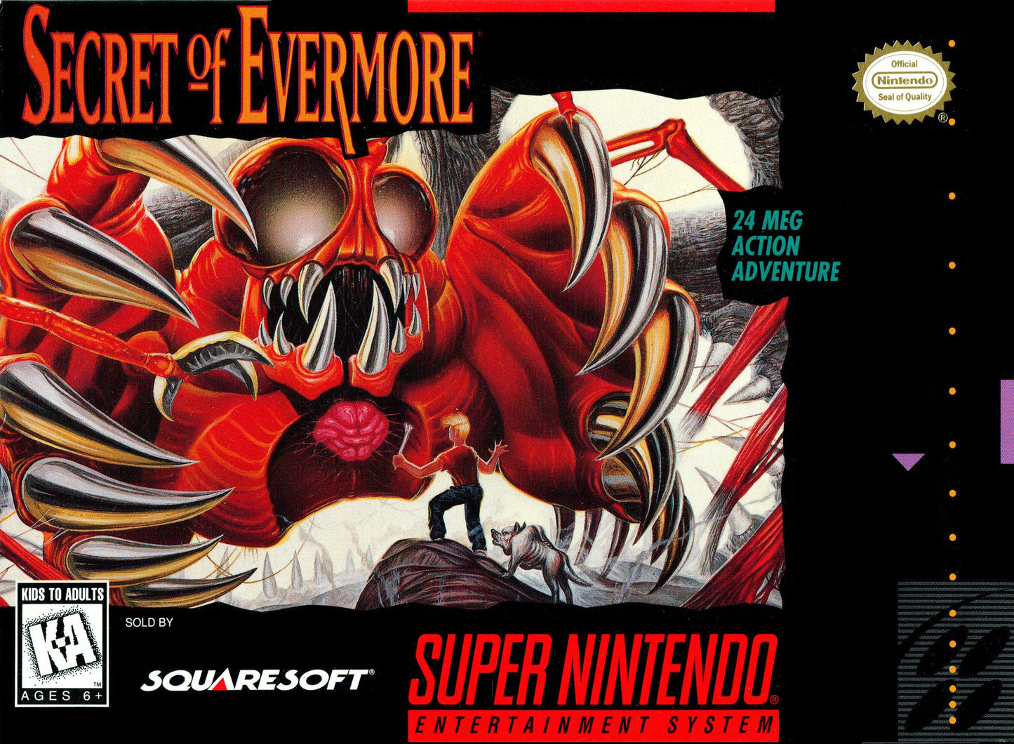 SECRET OF EVERMORE  - SNES (W/BOX)