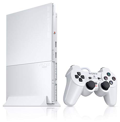 PS2 CONSOLE (SLIM)(HARDWARE)  - PS2-WHITE