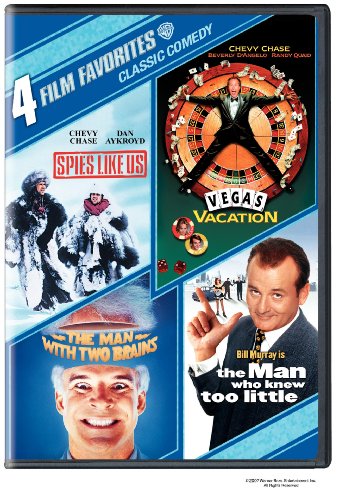 CLASSIC COMEDY: 4 FILM FAVORITES - THE MAN WITH TWO BRAINS / SPIES LIKE US / VEGAS VACATION / THE MAN WHO KNEW TOO LITTLE