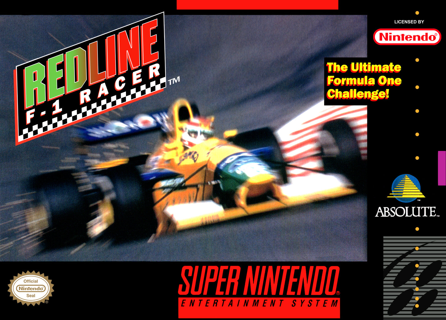 REDLINE F-1 RACER  - SNES (CARTRIDGE ONLY)