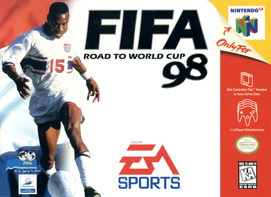 FIFA SOCCER 98: ROAD TO WORLD CUP  - N64