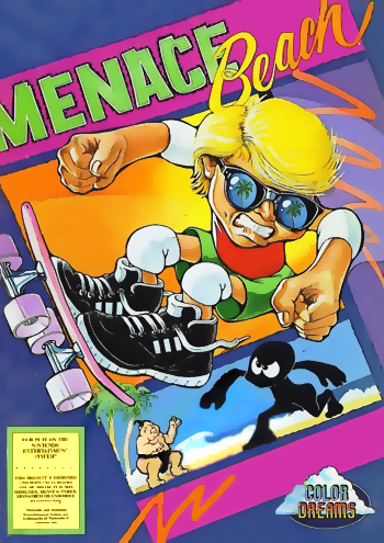 MENACE BEACH  - NES (W/BOX)