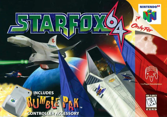 STAR FOX 64  - N64 (W/BOX & MANUAL)