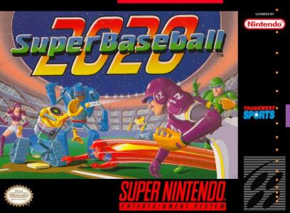 SUPER BASEBALL 2020  - SNES (W/BOX & MANUAL)