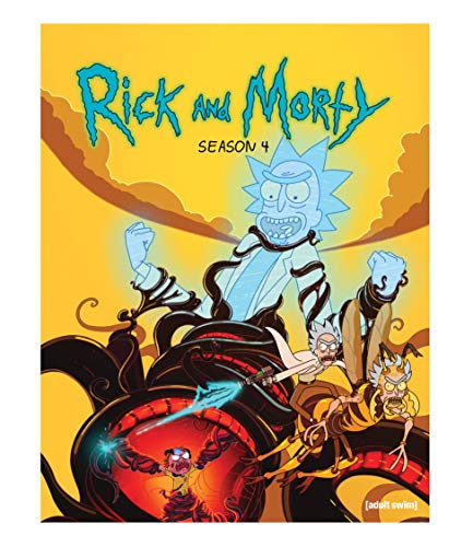 RICK & MORTY: SEASON 4 (STEELBOOK) [BLU-RAY]