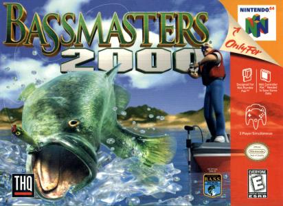 BASS MASTERS 2000 (BLUE CART)  - N64 (W/BOX)