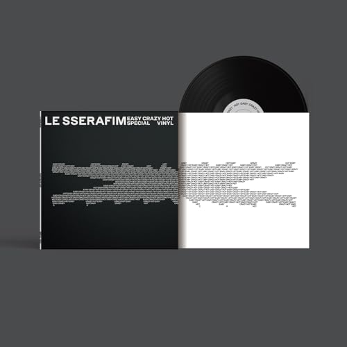 LE SSERAFIM - EASY-CRAZY-HOT' SPECIAL VINYL (SILVER WHITE)