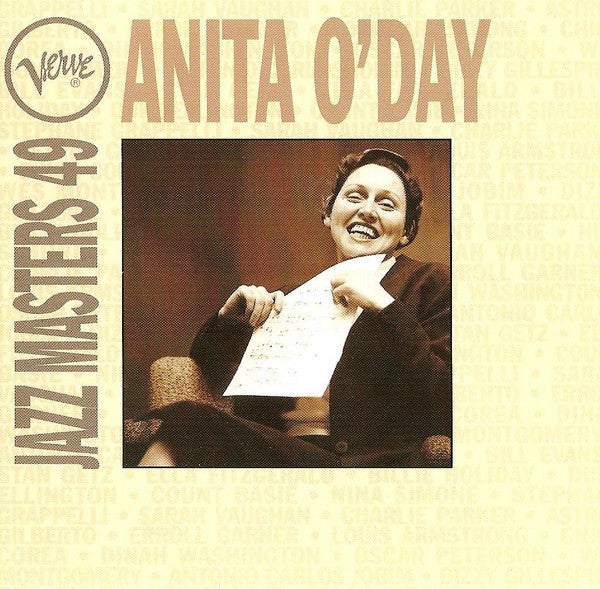 O'DAY, ANITA  - VERVE JAZZ MASTERS VOL. 49