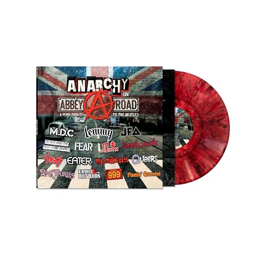 VARIOUS ARTISTS - ANARCHY ON ABBEY ROAD - A PUNK TRIBUTE TO THE BEATLES (LTD. ED. RED MARBLE LP)