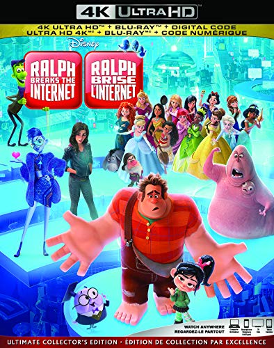 RALPH BREAKS THE INTERNET [4K ULTRA HD + BLU-RAY + DIGITAL] (SOUS-TITRES FRANAIS) (BILINGUAL)