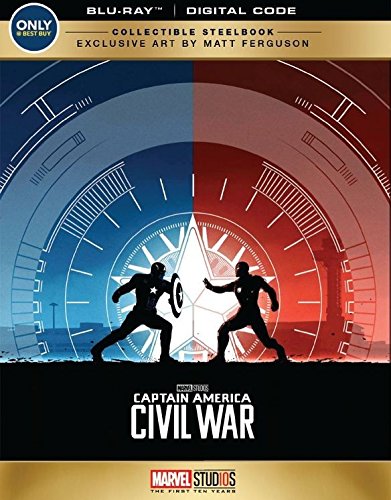 CAPTAIN AMERICA CIVIL WAR STEELBOOK (BLURAY + DIGITAL)