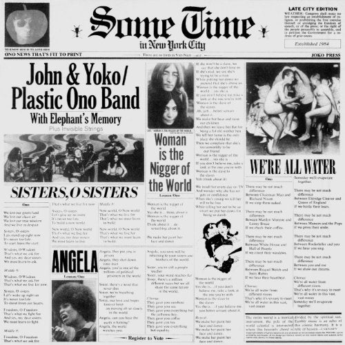 LENNON,JOHN / YOKO ONO - SOMETIME IN NEW YORK CITY