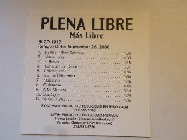 PLENA LIBRE  - MASS LIBRE (LATIN)