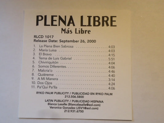 PLENA LIBRE  - MASS LIBRE (LATIN)